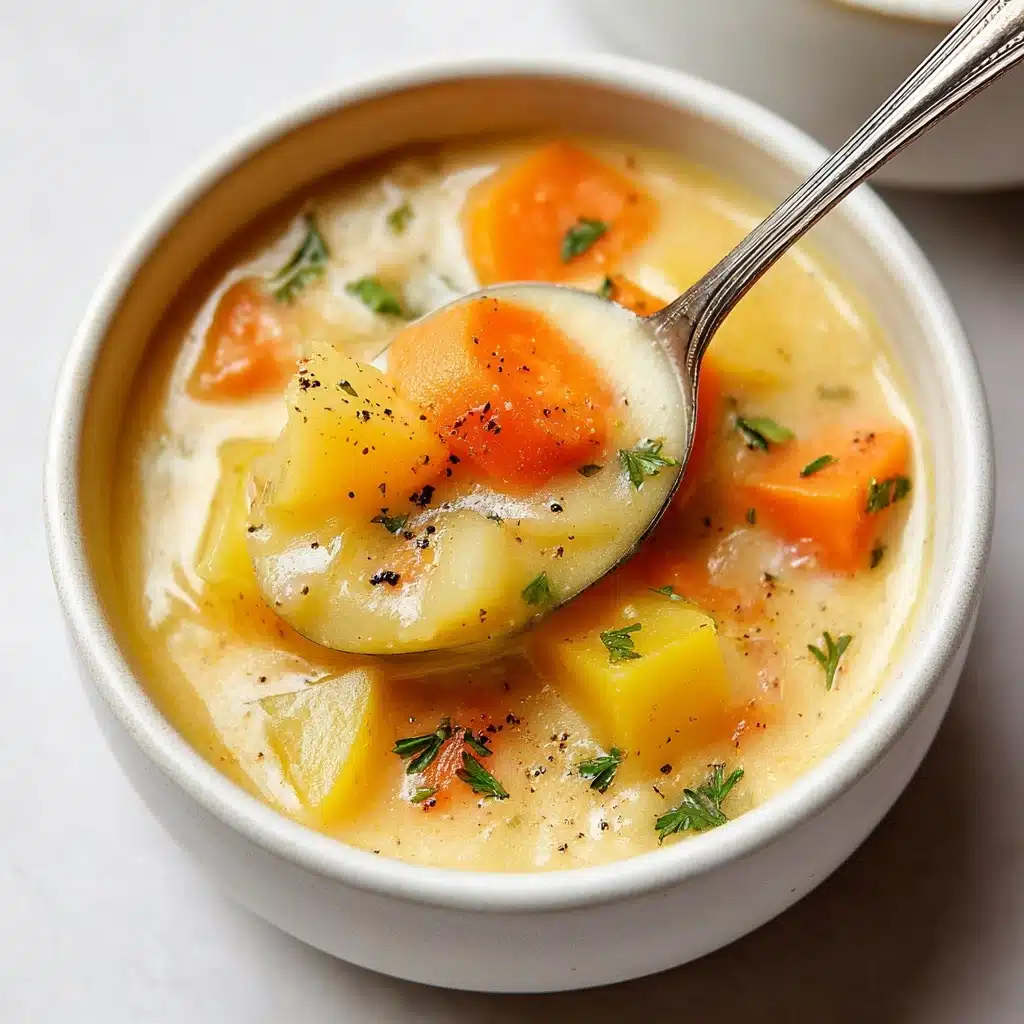 Tasty Roasted Winter Vegetable Soup Recipe - Recipe Image