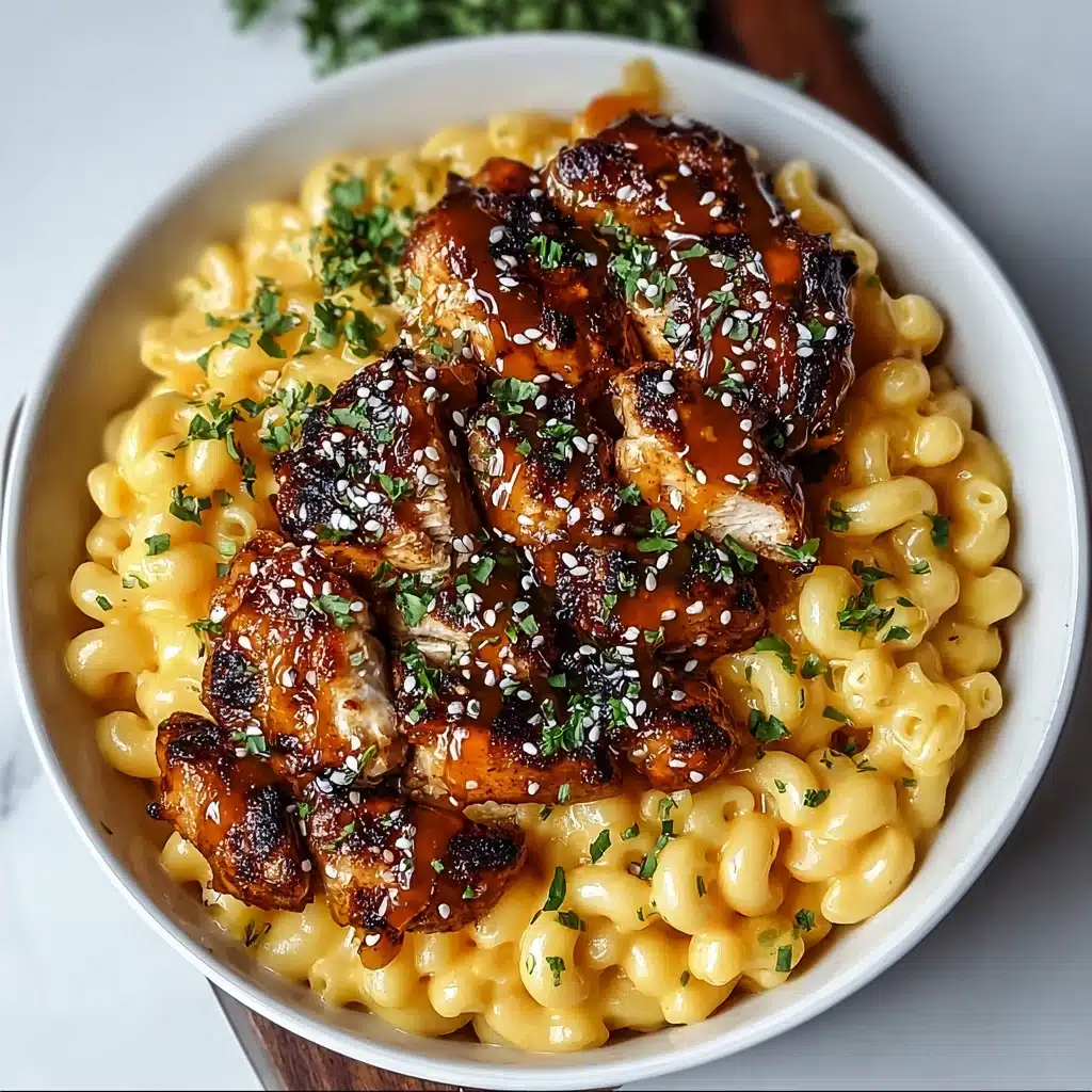 epper Chicken with Creamy Mac and Cheese Recipe - Recipe Image