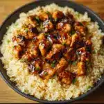 Honey BBQ Chicken Rice Recipe