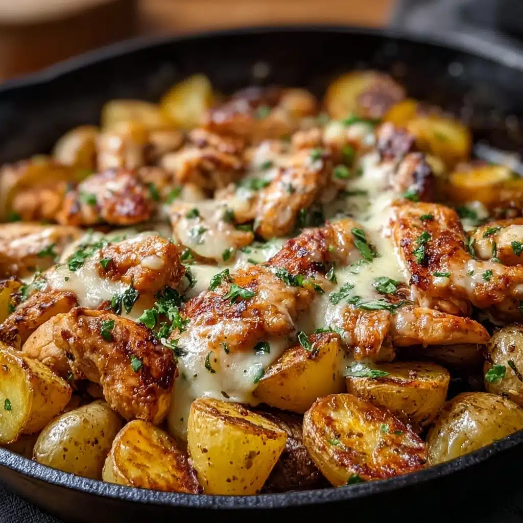 Garlic Parmesan Chicken and Potatoes (One-Pan Dinner) Recipe - Recipe Image