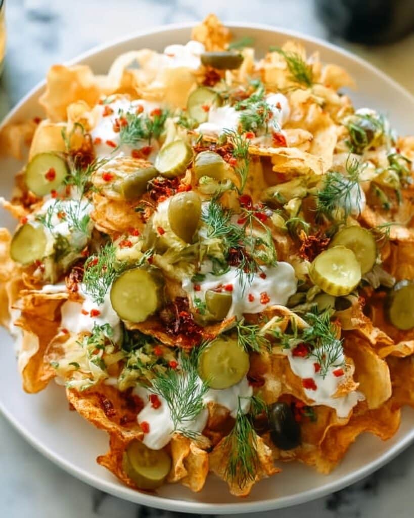Dill Pickle Nachos Recipe