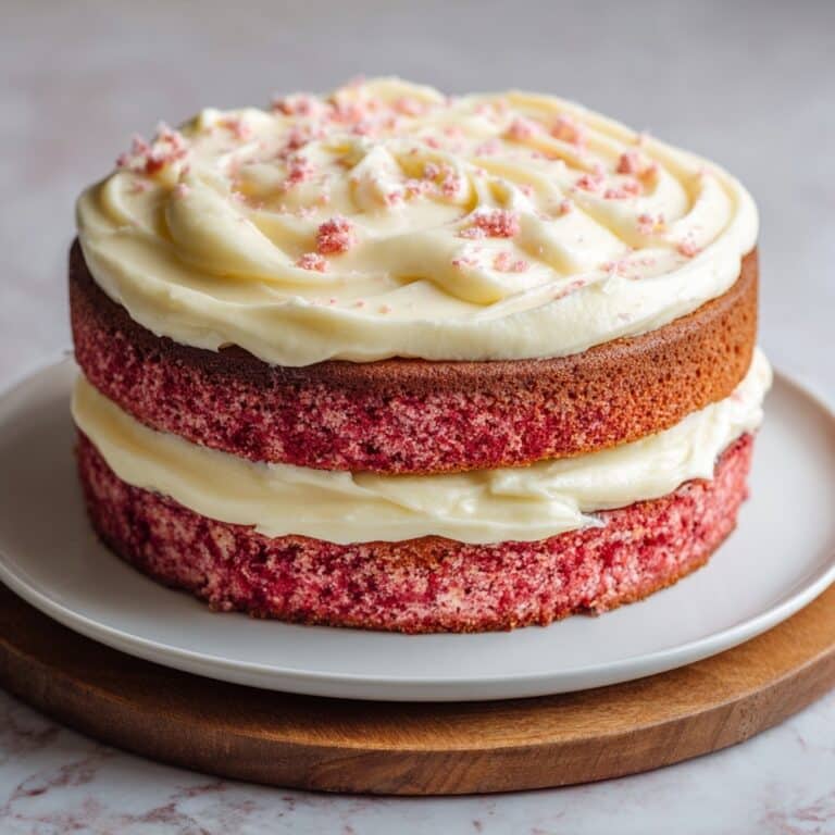 White Chocolate Strawberry Cake Recipe