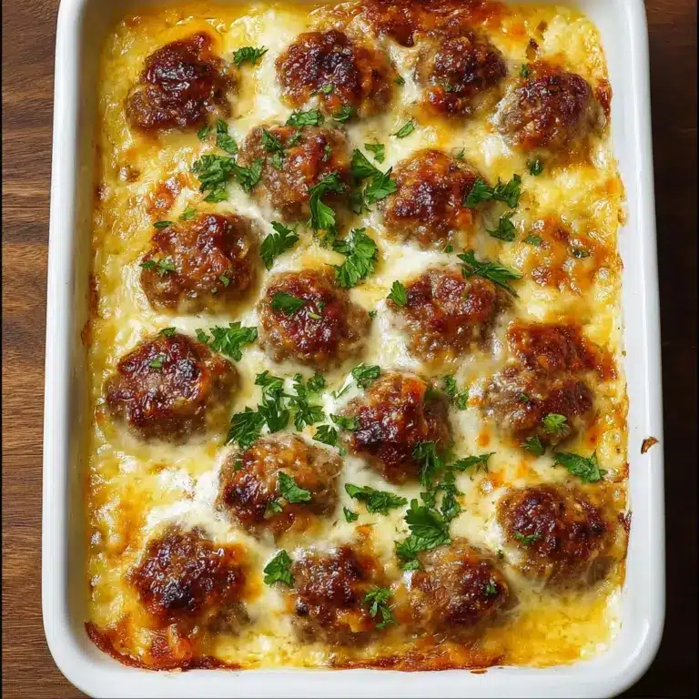 Dump-and-Bake Meatball Casserole Recipe