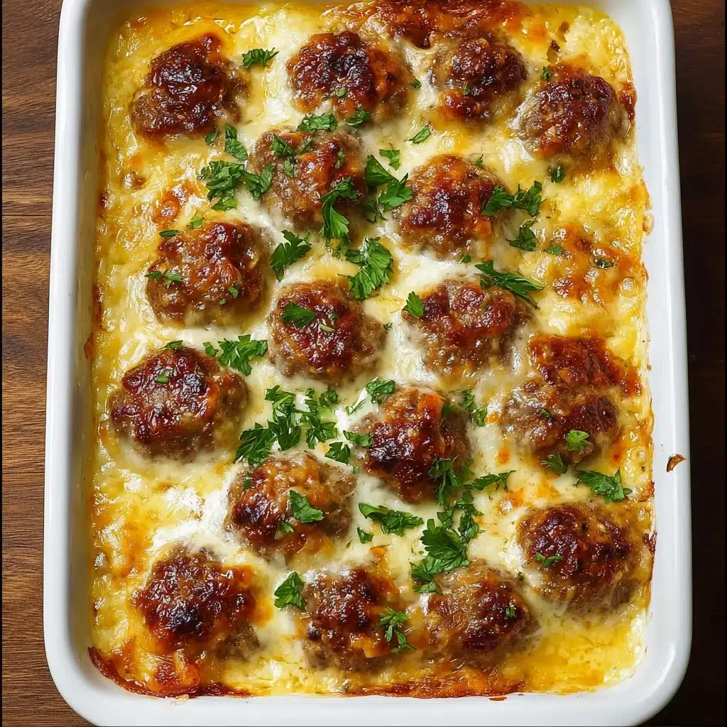 Dump-and-Bake Meatball Casserole Recipe