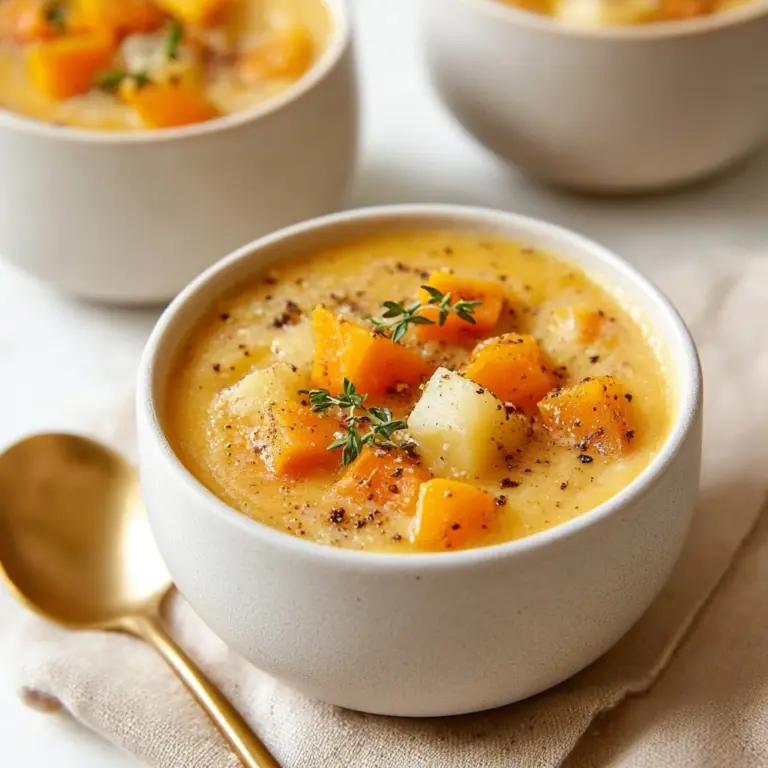 Tasty Roasted Winter Vegetable Soup Recipe