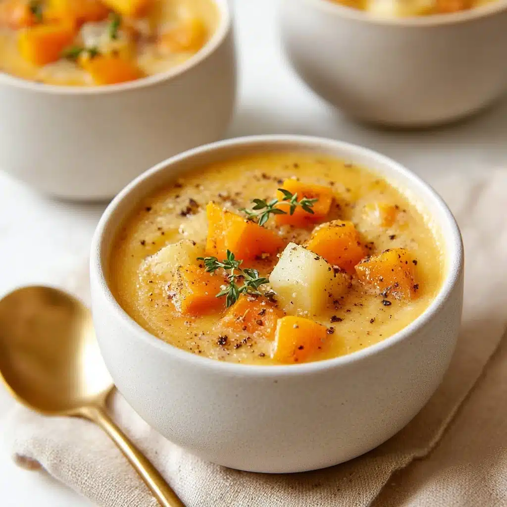 Tasty Roasted Winter Vegetable Soup Recipe