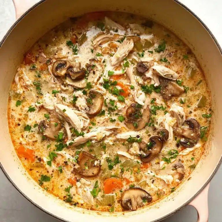 Chicken, Mushroom & Wild Rice Soup Recipe