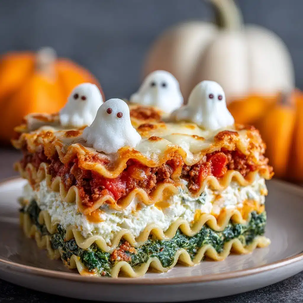 Ghostly Lasagna Recipe - Recipe Image
