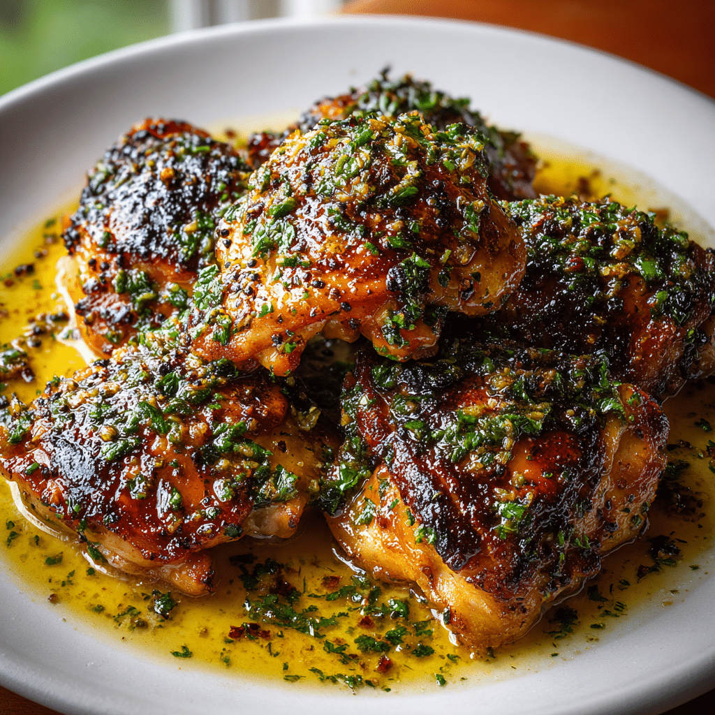 Brown Sugar Dijon Chicken Thighs Recipe - Recipe Image