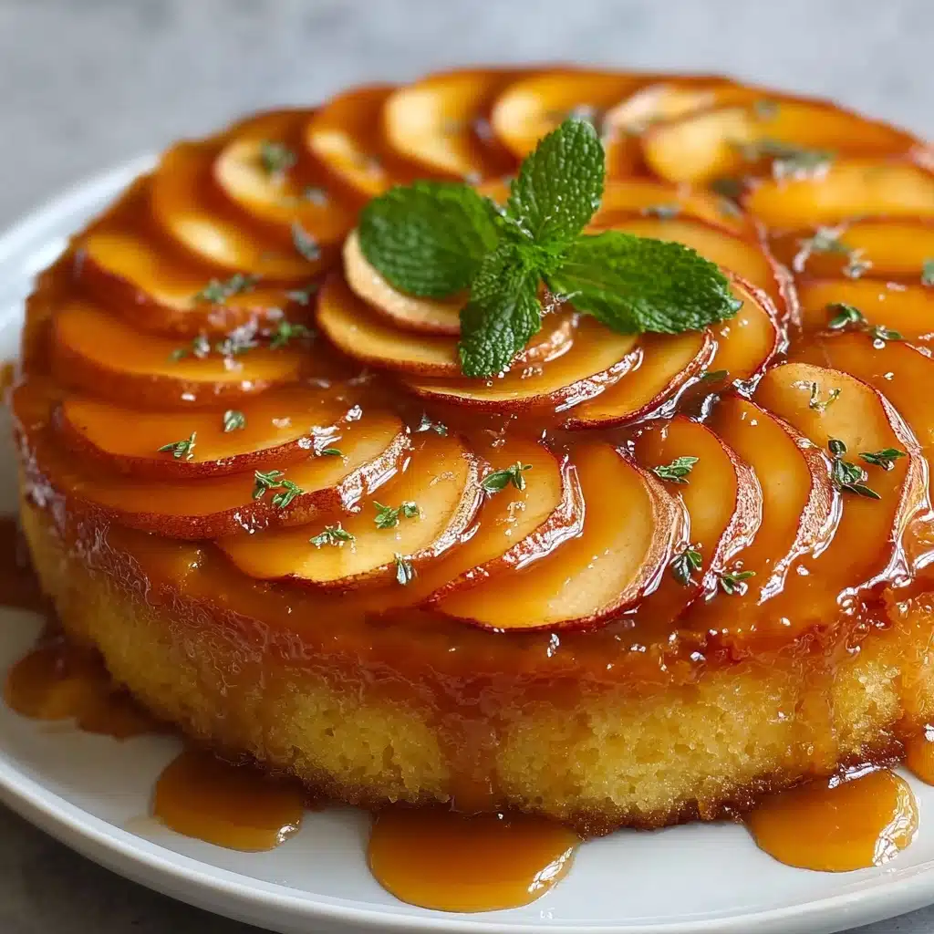 Apple Upside Down Cake Recipe - Recipe Image