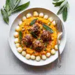 Turkey Meatballs in Pumpkin Sage Sauce Recipe