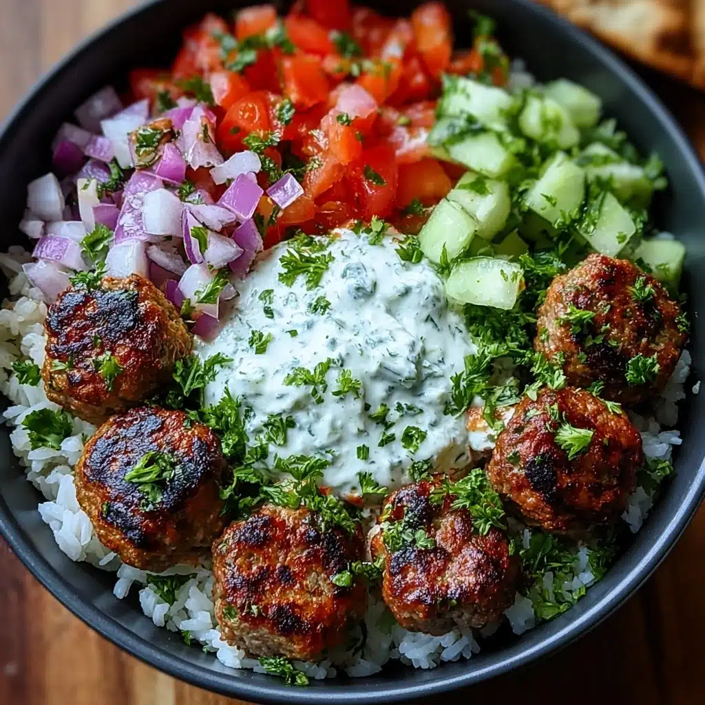 Greek Meatball Bowl Recipe - Recipe Image