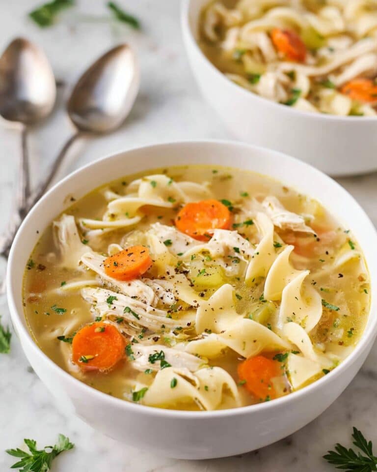 Crockpot Chicken Noodle Soup Recipe