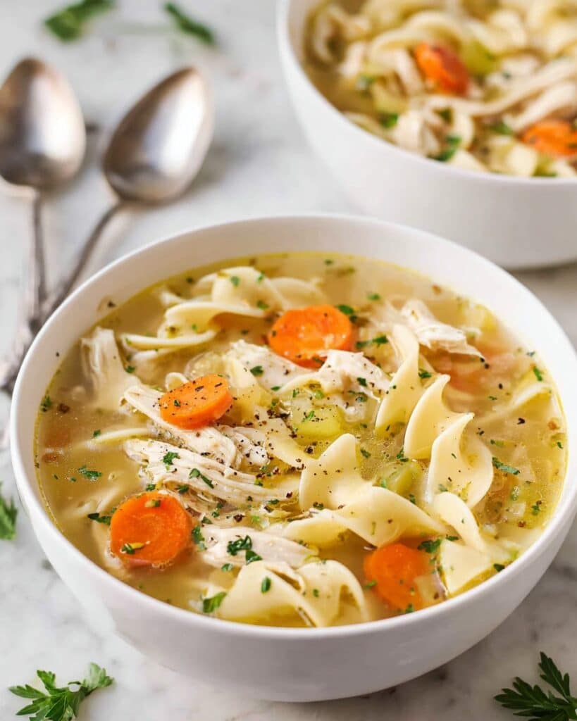 Crockpot Chicken Noodle Soup Recipe