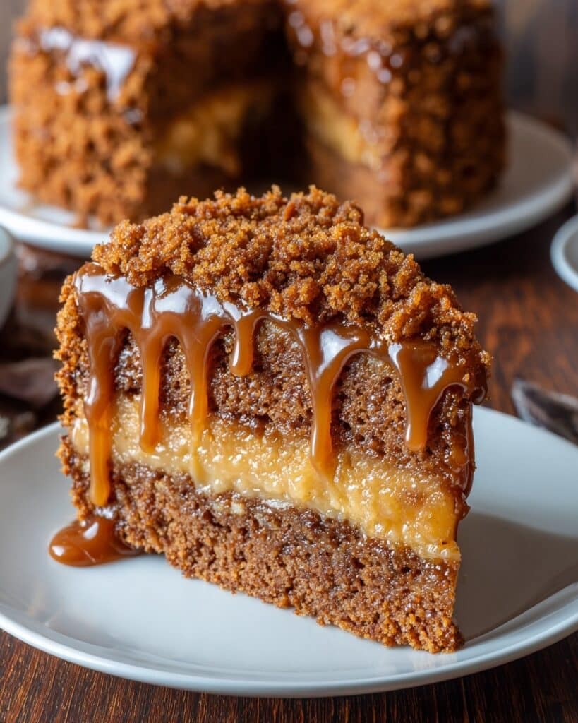 Biscoff Caramel Drip Cake Recipe
