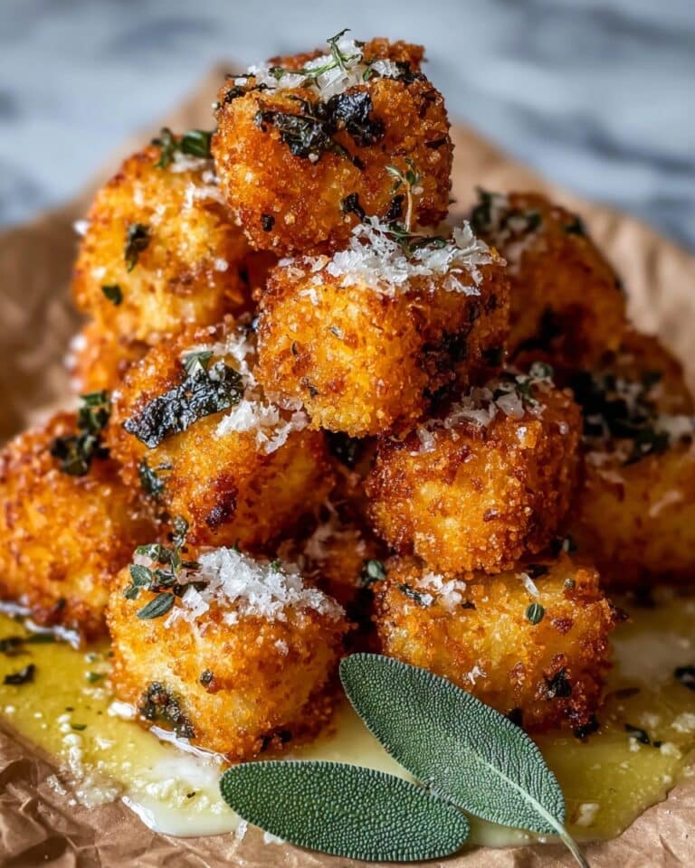 Crispy Sweet Potato Bites with Herbed Parmesan Butter Recipe