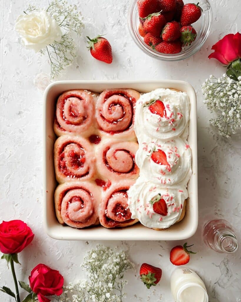 Vegan Strawberry Sweet Rolls Recipe