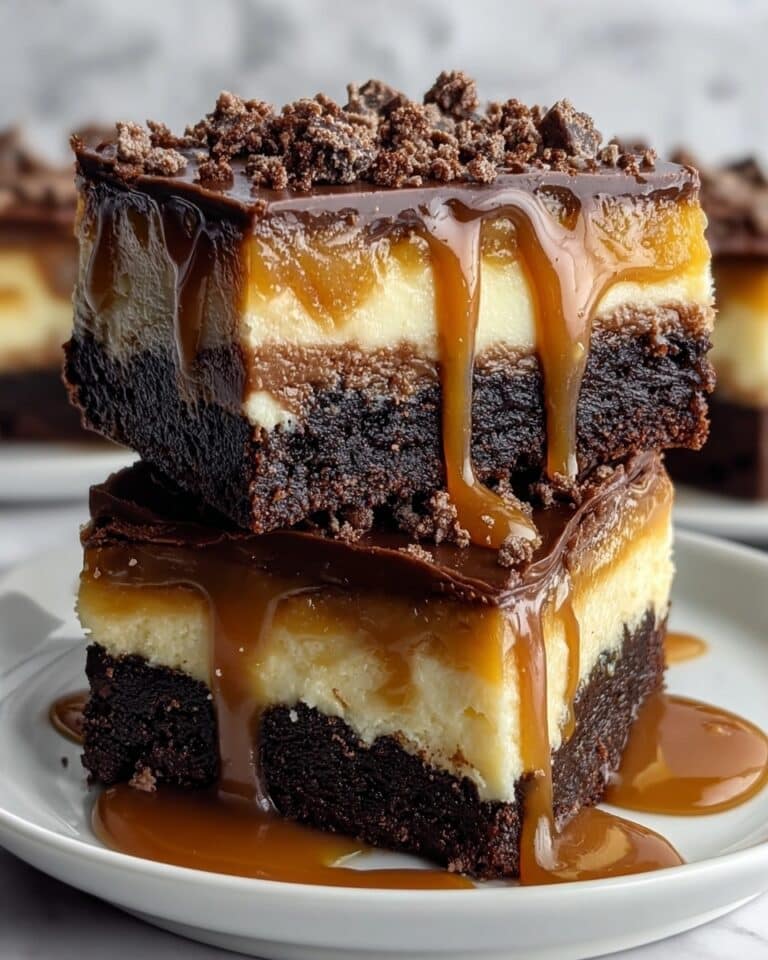 Heavenly Milky Way Caramel Cheesecake Brownies Recipe