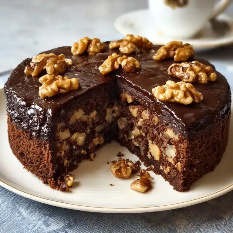 Espresso Date Cake with Walnuts Recipe
