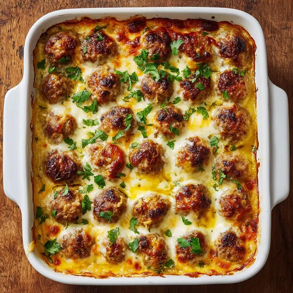 Dump-and-Bake Meatball Casserole Recipe - Recipe Image