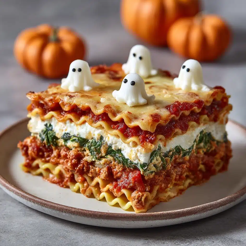 Ghostly Lasagna Recipe - Recipe Image