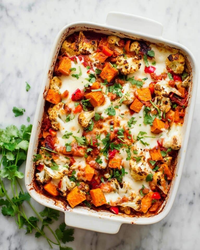 Roasted Veggie Enchilada Casserole Recipe