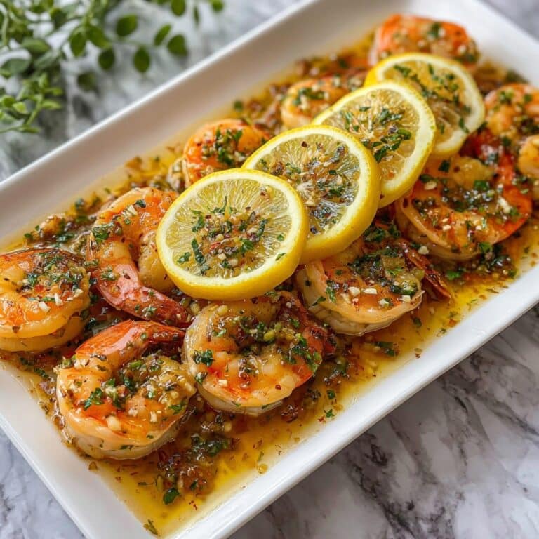 Baked Italian Lemon Shrimp Recipe