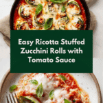 Ricotta Stuffed Zucchini Involtini Recipe