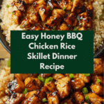 Honey BBQ Chicken Rice Recipe