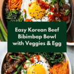 Korean Beef Bibimbap Bowl Recipe