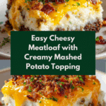 Meatloaf with Mashed Potatoes and Cheese Recipe