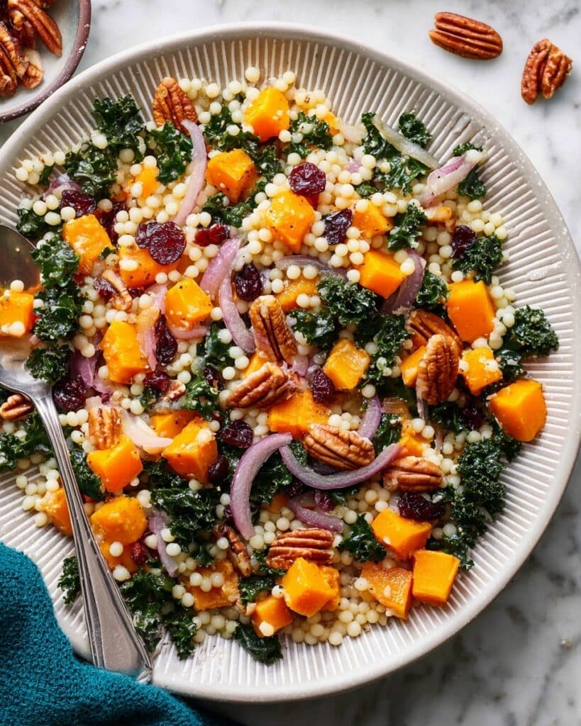 Autumn Pearl Couscous Salad with Maple-Cider Vinaigrette Recipe