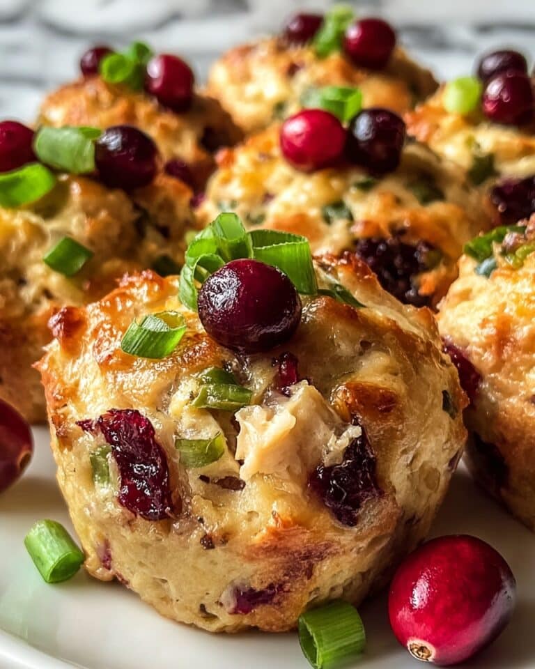 Cranberry Turkey Stuffing Balls Recipe