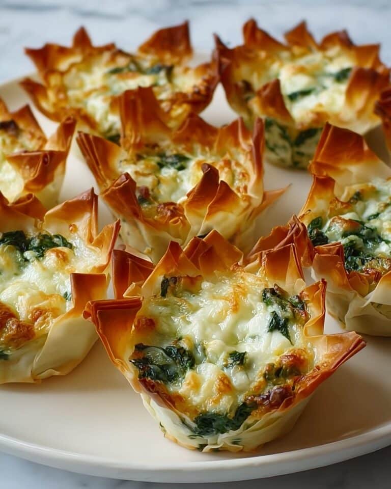 Spinach and Artichoke Wonton Cups Recipe