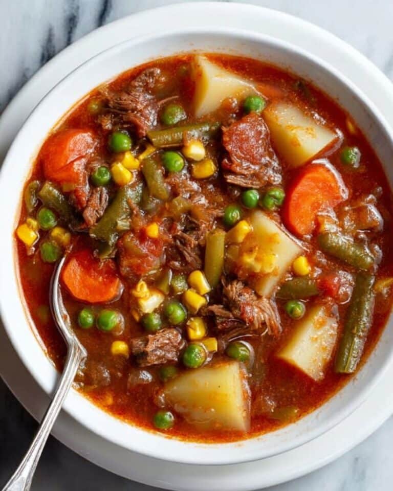 My Mom’s Old-Fashioned Vegetable Beef Soup Recipe