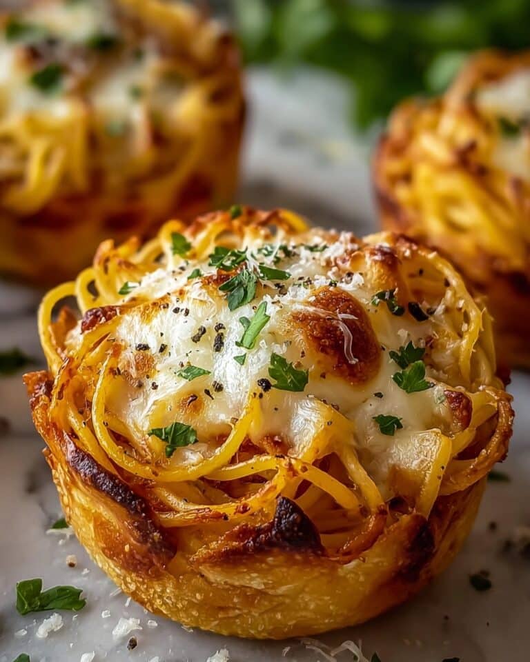 Spaghetti with Garlic Bread Recipe