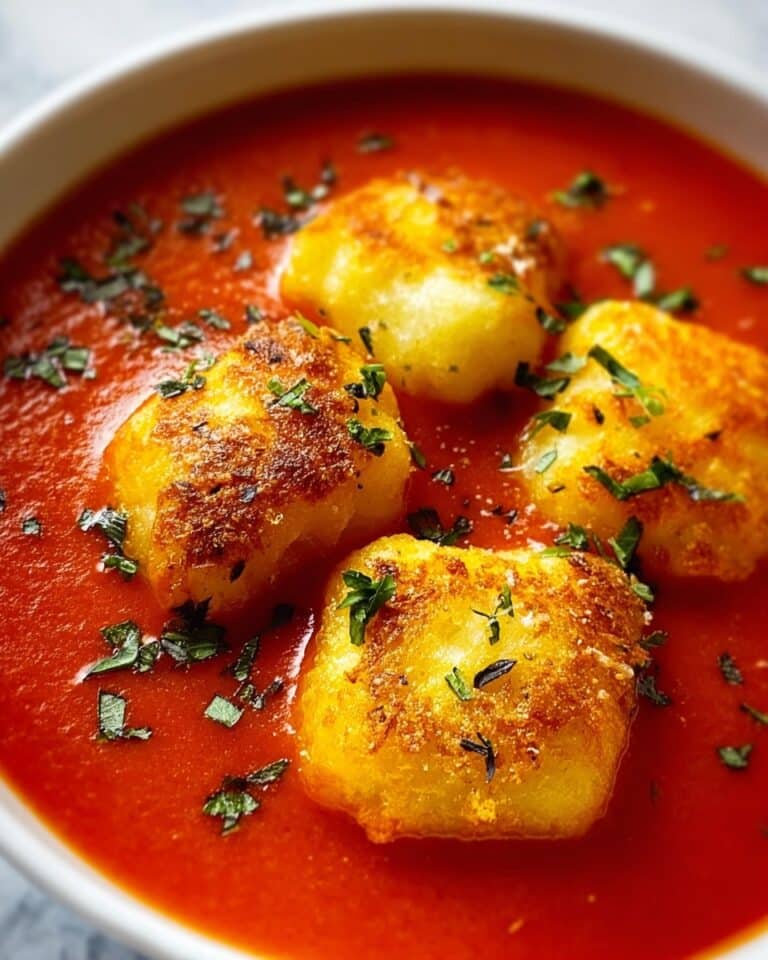 Wholesome Tomato Soup with Cheddar Bay Dumplings Recipe