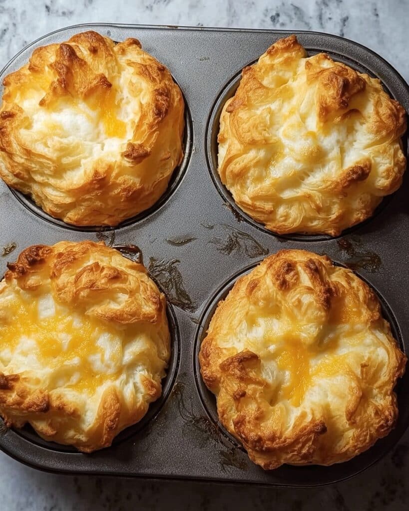 Keto Cheddar Garlic Biscuits Recipe