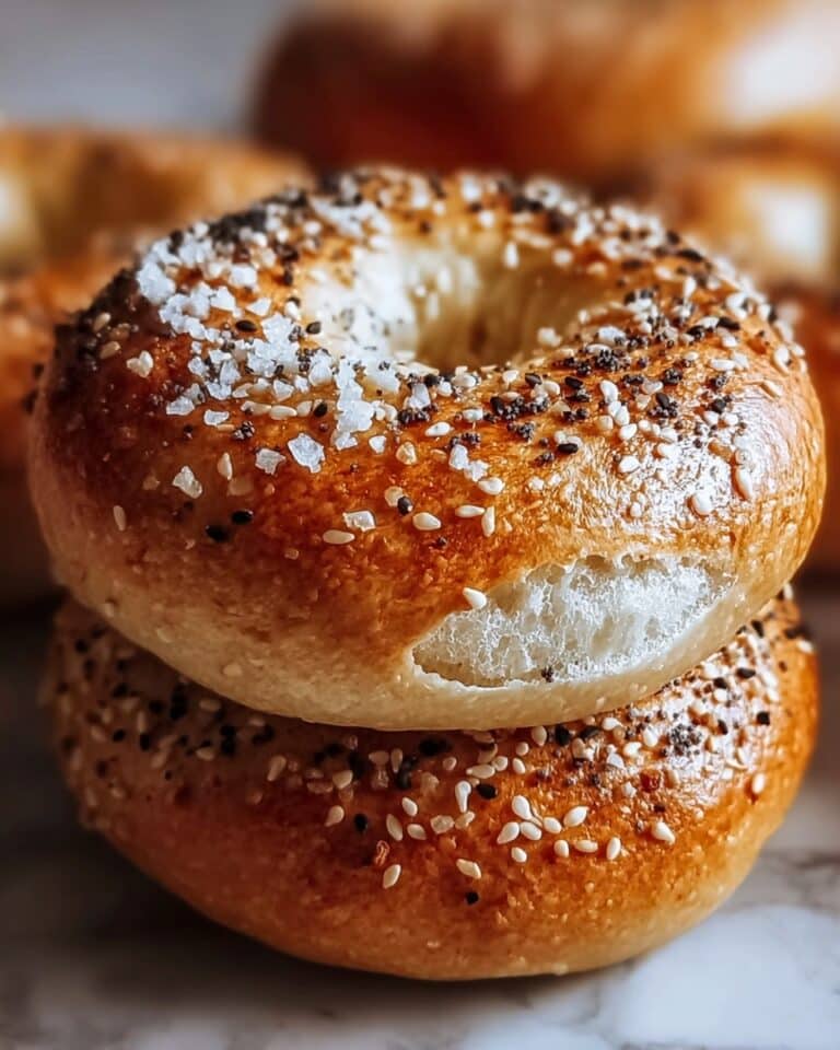 Fluffy Cottage Cheese Almond Flour Bagels (High-Protein & Low-Carb) Recipe
