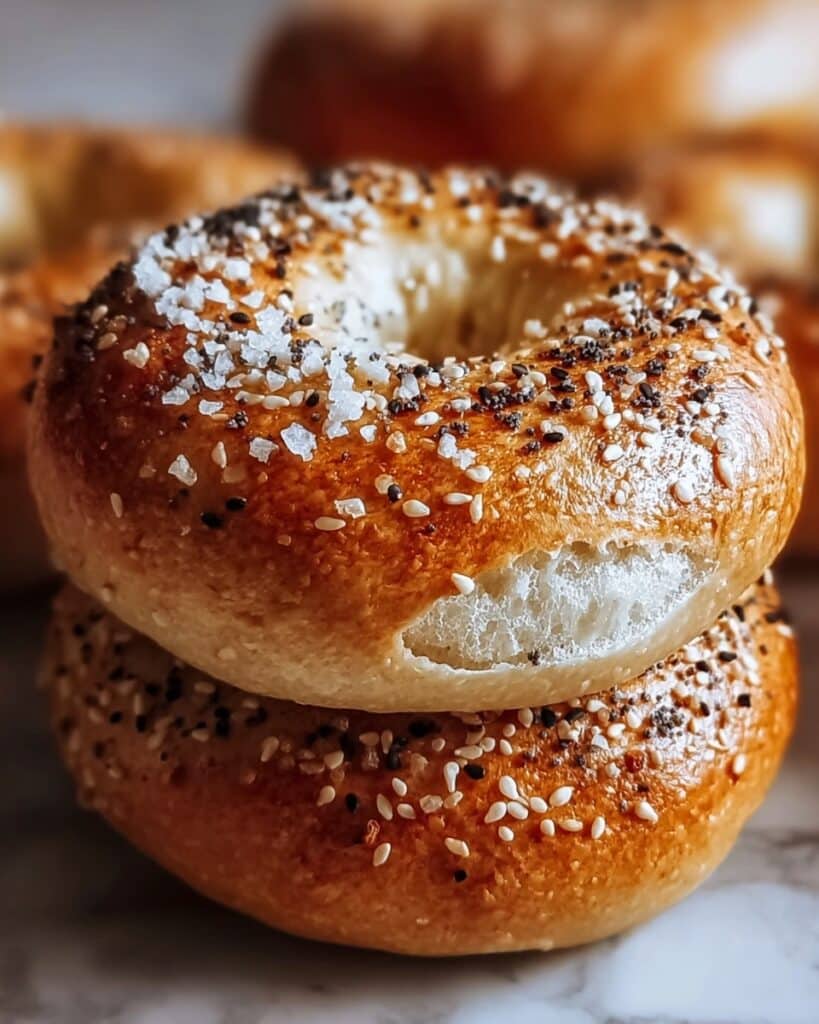 Fluffy Cottage Cheese Almond Flour Bagels (High-Protein & Low-Carb) Recipe