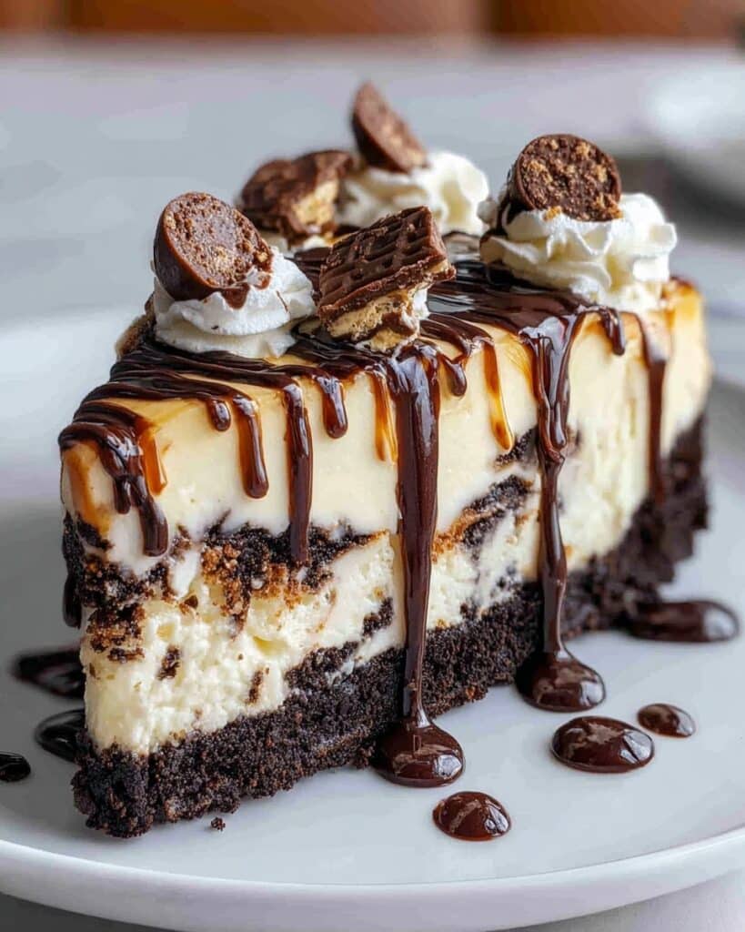 Hot Fudge Sundae Brownie Cheesecake Recipe