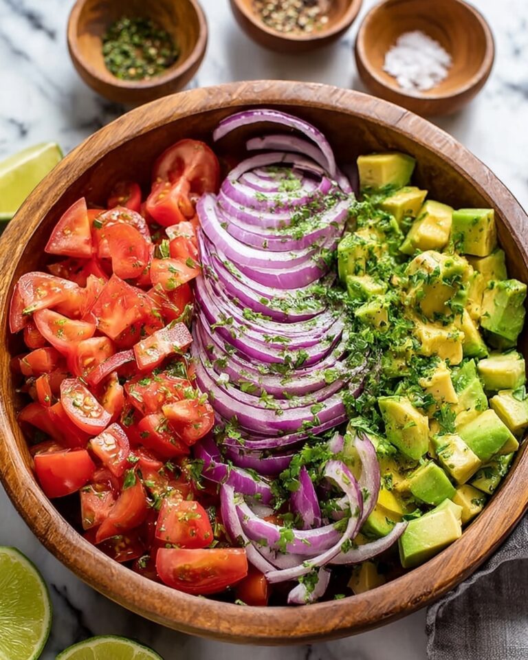 Easy Avocado Tomato Onion Salad Recipe