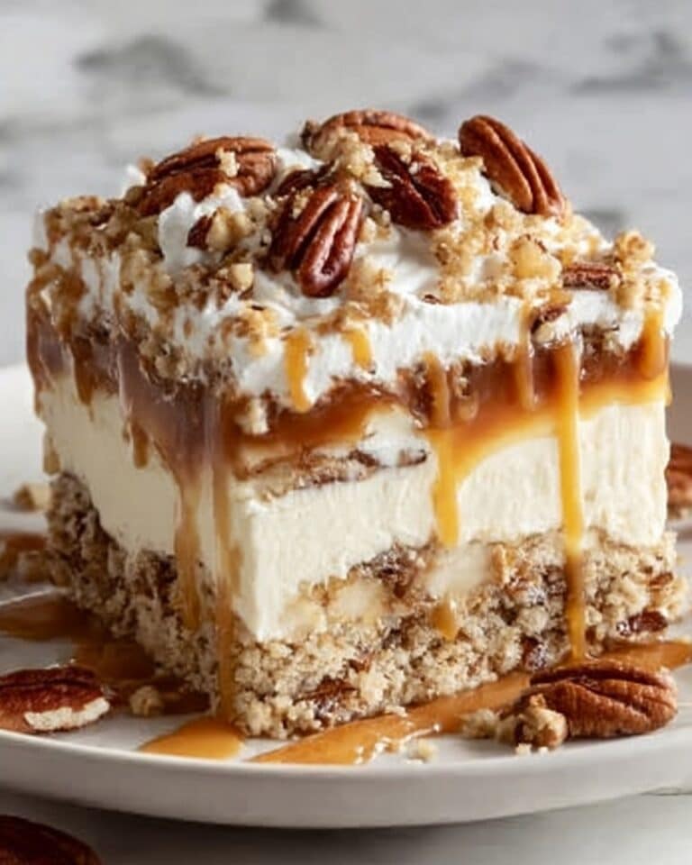 Butter Pecan Praline Poke Cake Recipe
