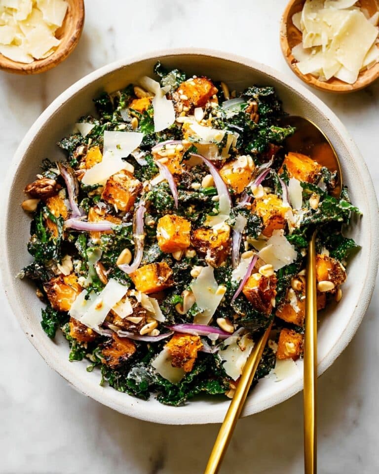 Autumn Caesar Salad with Roasted Delicata Squash Croutons Recipe
