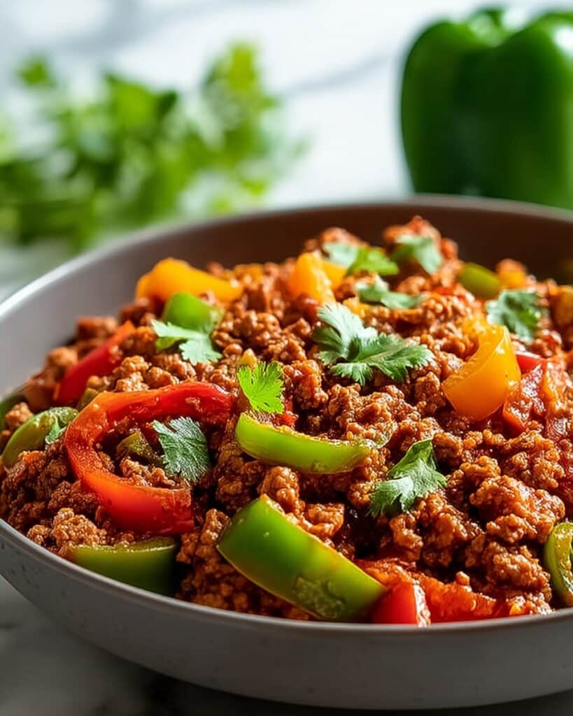 Ground Turkey and Peppers Stir-Fry Recipe