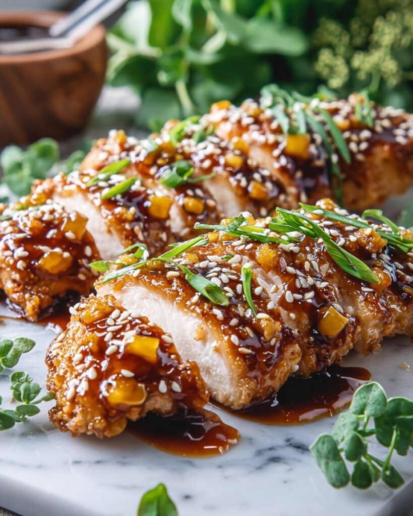 Baked Crunchy Hot Honey Chicken Recipe