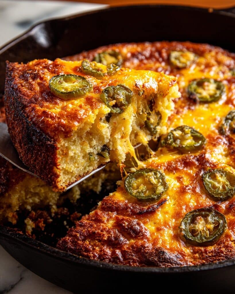 Hatch Chile Cheese Cornbread Recipe