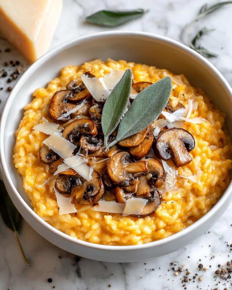 Pumpkin and Mushroom Risotto Recipe