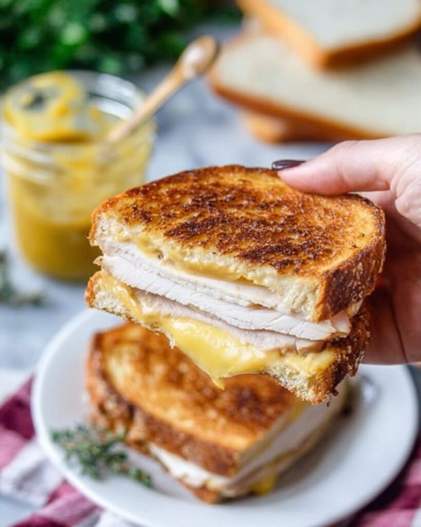 Turkey Dijon Melt Sandwiches Recipe