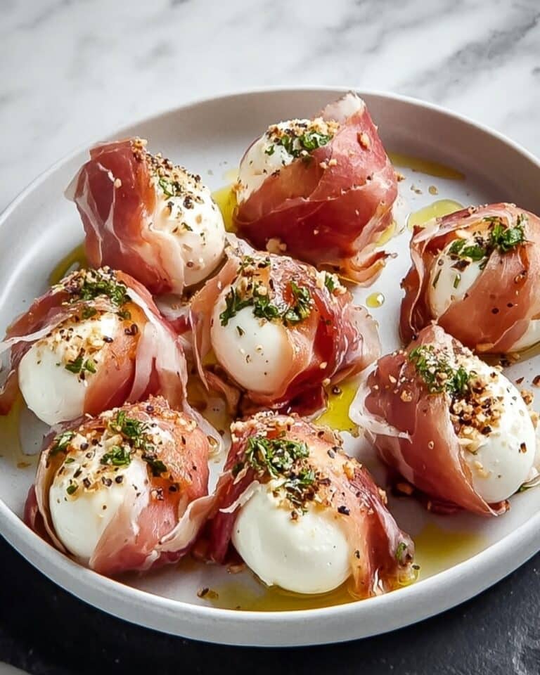 Prosciutto Wrapped Mozzarella Bites Recipe